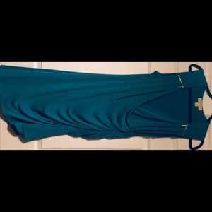 Michael kors teal dress, size 14